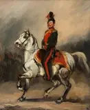 Piotr Michałowski, Huzar austriacki na koniu / Eustachy Dunin - Wąsowicz, ok. 1840 (?) r.