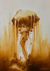 Wojciech Siudmak, Source D`or, 1982, 1982, akryl, płyta