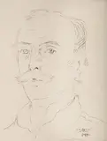 Wlastimil Hofman, Autoportret, 1945 r.