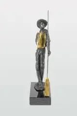 Michał Kubiak, Flisak, 2018, 2018, brąz patynowany i polerowany