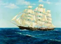 Andrzej Wroński, Cutty Sark, 2019, 2019, olej, płótno