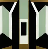Katarzyna Chmiel Kate HopE, Geometric10, 2019, 2019, akryl, płótno