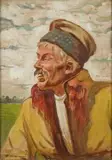 Wincenty Wodzinowski, Hucuł, olej, tektura