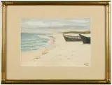 Soter Jaxa-Małachowski, Łodzie na brzegu, 1923 r.