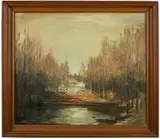 Marian Mokwa, Widok z Kościerzyny, ok. 1960 r.