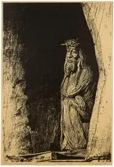 Henryk Rogoziński, Motywy cmentarne, 1987 r., 1987, guma, papier