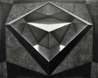 Katarzyna Rutkowska, Monument III, 2017, 2017, akryl, spray, płótno