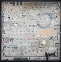 Piotr Czajkowski, DELACROIX, z cyklu "METRO", 2019, 2019, akryl, płótno
