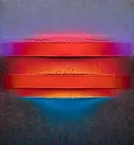 Sebastian Skoczylas, Czerwona aura, 2019, 2019, akryl, płótno