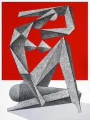 Adam Bakalarz, FS.14, 2019, 2019, akryl, płótno