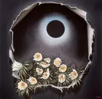 Maciej Rauch, Vegetation, z cyklu „On the other side”, 2019,, olej, płótno