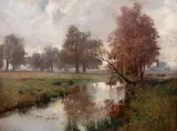 Michał Gorstkin-Wywiórski, Pejzaż, 1917 r.