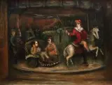 Jakub Zucker, Karuzela, olej, płótno
