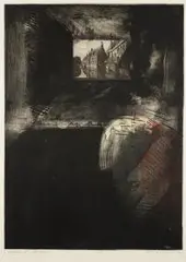 Tadeusz Jackowski, Voyage II Burgas, 1961 r., 1961, akwatinta, papier