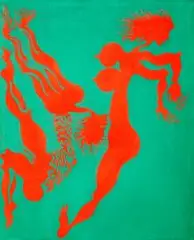 Smak początku, 1971-77 by Jan Dobkowski, olej, płótno, sold Oct 2019