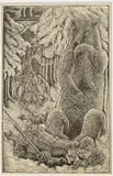 Stefan Mrozewski, Ilustracja do baśni, drzeworyt, papier