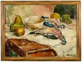 Paul van Suetendael, Martwa natura, olej, płótno, 57