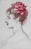 Józef Brandt, Portret córki artysty, Anieli, l. 1897–1898