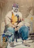 Marian Mokwa, Portret mężczyzny, 1912 r.