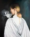 Magdalena Konopka, Oczekiwanie, 2019, 2019, olej, płótno