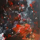 Paulina Ledzion, Scena III, 2019, 2019, akryl, płótno