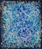 Hanna Rozpara, Continuum, 2019, 2019, technika własna, płótno