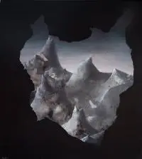 Łukasz Huculak, Geopolityka, 2018, 2018, tempera, akryl, płótno