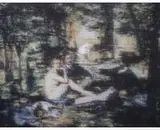 Bartosz Czarnecki, Édouard Manet - śniadanie na trawie, 2018, 2018, olej, płótno