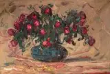 Kwiaty, 1923 by Włodzimierz Terlikowski, 1923, olej, płótno, 64, sold Aug 2019