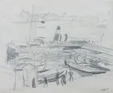 Wojciech Weiss, Wenecja, ołówek, papier