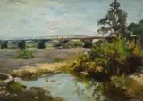 Stanisław Kamocki, Most na Skawie koło Zatora, ok. 1900 r.