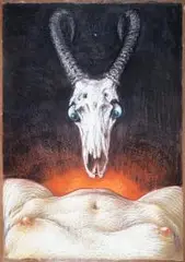 Aleksander Korman, Bez tytułu, pastel, papier