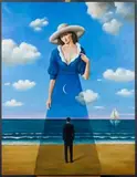 Rafał Olbiński, Lesson in blue, 2015