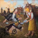Dariusz Miliński, Gwiezdne paliwo, 2019, 2019, olej, płótno