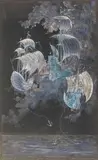 Jacek Dehnel, Rozdzielenie wód, 1997, 1997, pastel, karton, 51