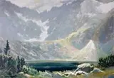 Stanisław Dziemański, Morskie Oko, olej, tektura