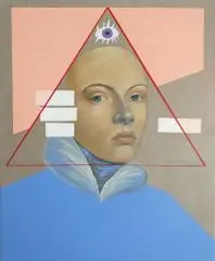 Klaudia Funkiewicz, Bez tytułu 5, 2018, 2018, akryl, płótno