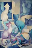 Rita Lazaro, Moonlight Sonata, 2019, 2019, olej, płótno