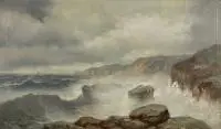 Dmitri Orelski Potoroka, Wzburzone morze, olej, płótno