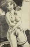 Stefan Żechowski, Erotyk, ołówek, papier