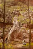 Jacek Malczewski, Fauny, olej, tektura