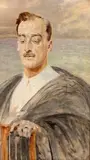 Jacek Malczewski, Portret mężczyzny, 1914 r., 1914, olej, tektura