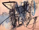 Ireneusz Pierzgalski, Bez tytułu, 1959, 1959, olej, płótno