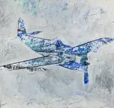Bartek Pszon, Samolot, 2018, 2018, olej