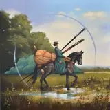 Kamil Stańczak, Ciepło II, 2018, 2018, akryl, płótno