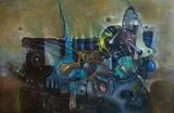 Maciej Wierzbicki, Maszyna XXVIII, 2018, 2018, olej