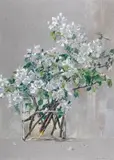 Jacek Dehnel, Gałązki jabłoni w wazonie, 1998 r., 1998, kredka, karton