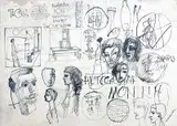 Ryszard Stryjec, Szkice „Teoria…”, tusz, papier