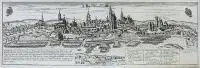 Gabriel Bodenehr, Lublin in Pohlen, Panorama Lublina, Augsburg, ok. 1700 r., miedzioryt