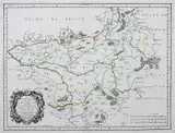 Nicolas Sanson, Masovie Duché et Polaquie; ou sont les Palatinatus de Czersk, Bielsk, et Plocsko..., Mapa Mazowsza pochodząca z dzieła „Cartes generales de toutes les parties du monde”, wyd. Pierre Mariette, Paryż, dat. 1665 r. (1667), miedzioryt kolorowany w epoce